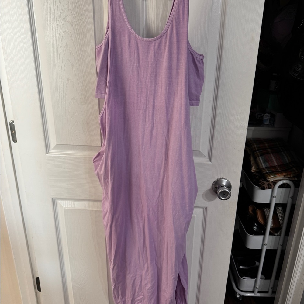 FP Movement by Free People Lilac Scoop Neck Maxi Dress